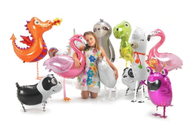 Preview: XXL Walking Balloon - Einhorn - ø91cm